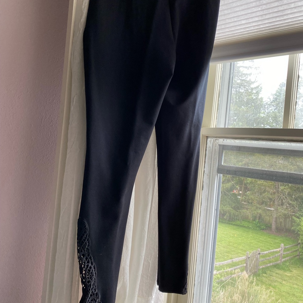 Dressy stretch leggings